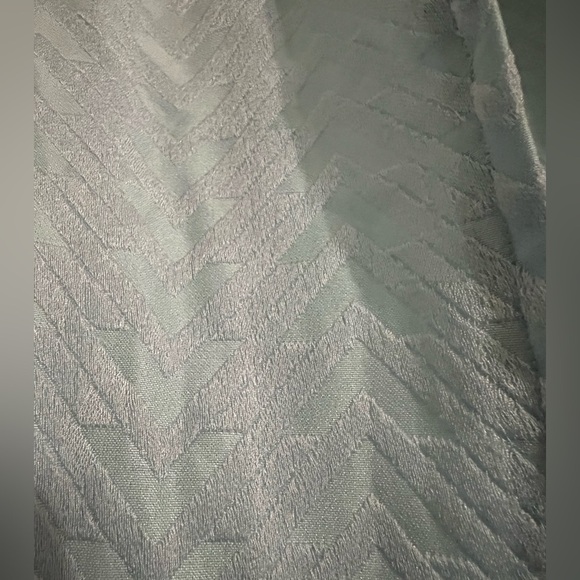 ❤️sale Vintage 60’s party dress baby blue w/metallic sheen semi bell sleeve sz S - Picture 10 of 11